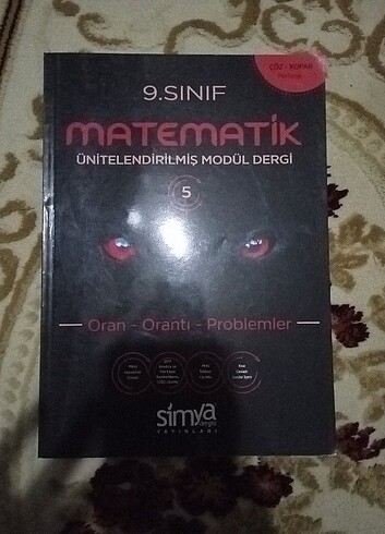 9.sınıf matamatik test kitabı 