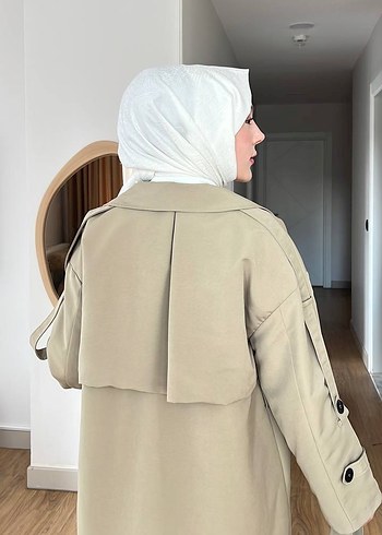 Armine Bej Tesettür Trençkot