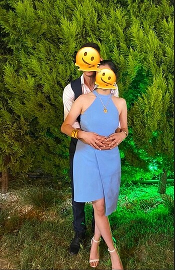 Halter yaka elbise