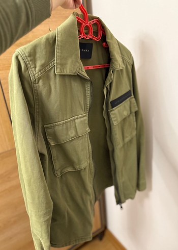 Zara erkel Haki Süet Ceket - Görsel 2