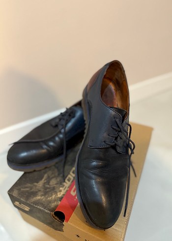 Siyah Deri Klasik Erkek Ayakkabı - Görsel 2