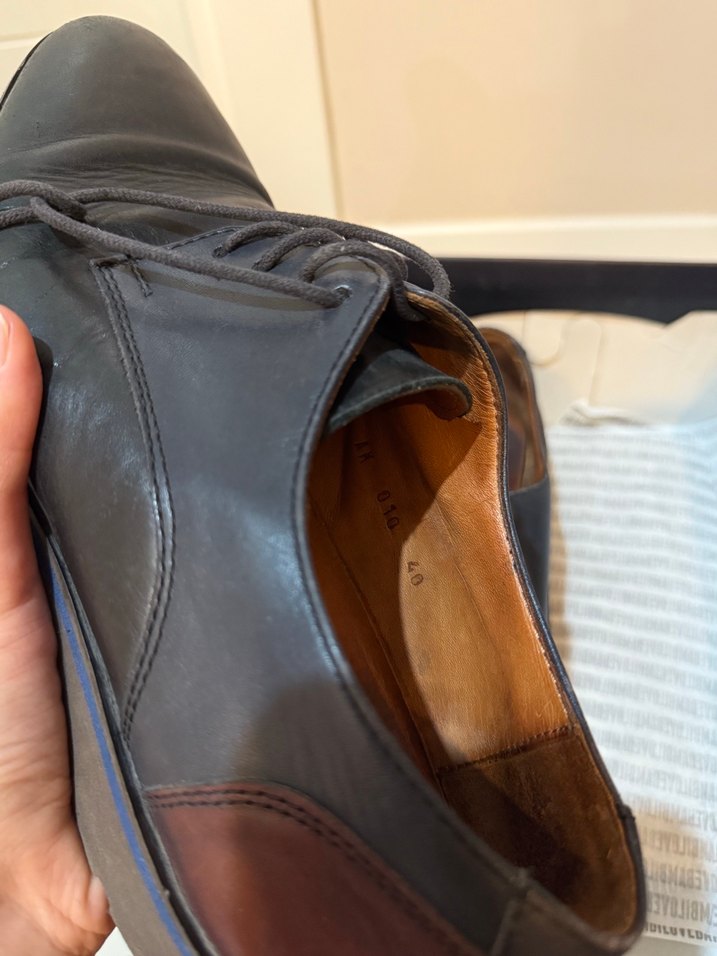 Siyah Deri Klasik Erkek Ayakkabı - Görsel 5