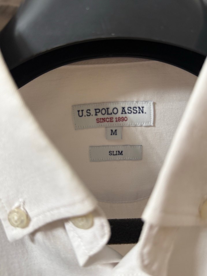 U.S. POLO BEYAZ GÖMLEK - Görsel 5