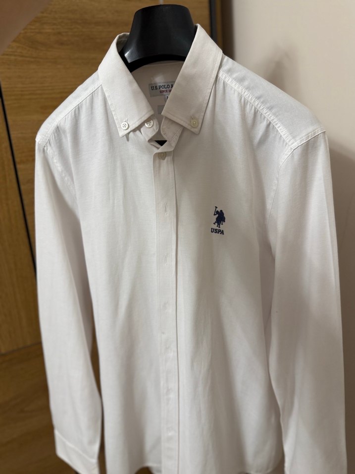 U.S. POLO BEYAZ GÖMLEK - Görsel 2