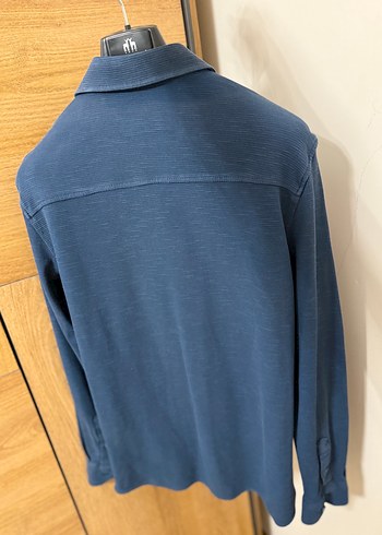 Mavi erkek Gömlek - Görsel 4