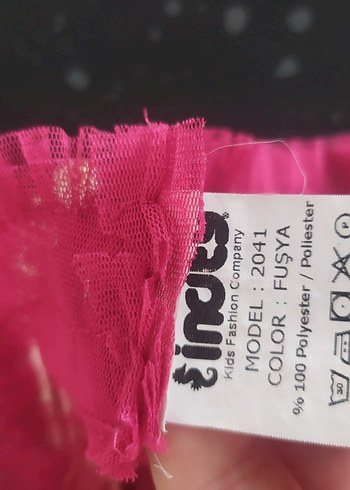 Fuşya Fırfırlı Kız Bolero - Görsel 8