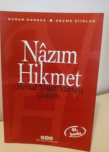 NAZIM HİKMET HENÜZ VAKİT VARKEN GÜLÜM  - Görsel 2