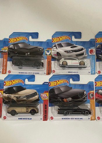  Hot Wheels modelleri