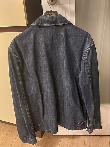 Fermuarlı kot ceket - Görsel 2