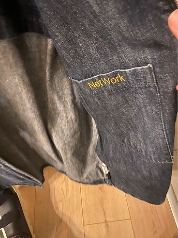 Fermuarlı kot ceket - Görsel 3