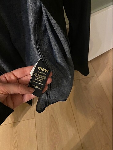 Mavi kot gömlek - Görsel 4