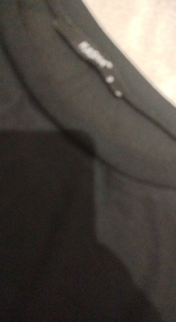 Siyah Baskılı Uzun Kollu Hamile Tişörtü - Görsel 3