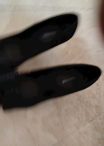 Kürk Detaylı Siyah Stiletto Topuklu Kadın Ayakkabı - Görsel 7