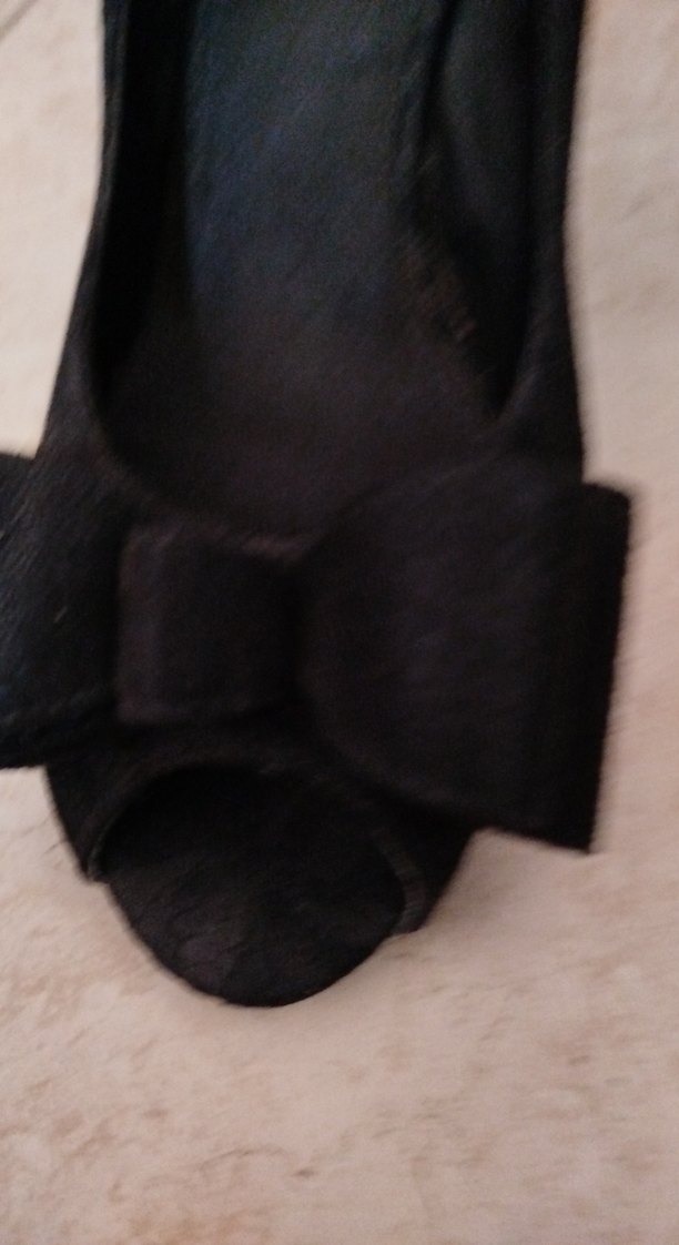 Kürk Detaylı Siyah Stiletto Topuklu Kadın Ayakkabı - Görsel 4