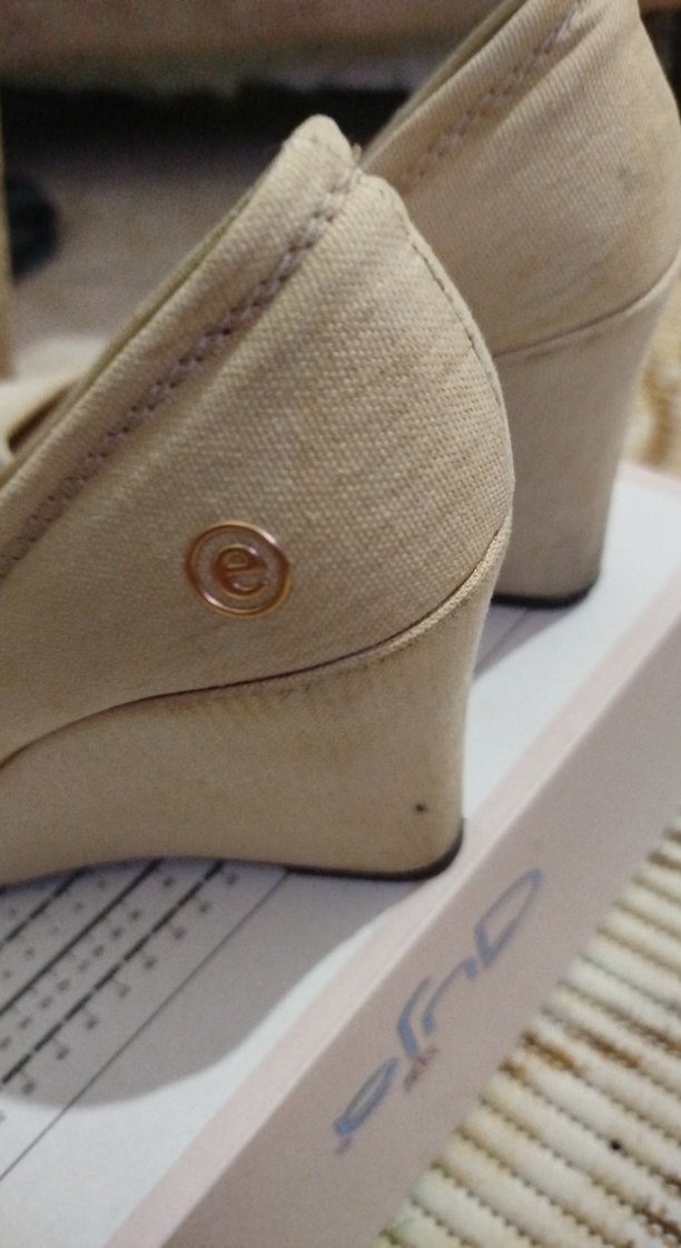 Bej Süet Kadın Dolgu Topuk Espadril - Görsel 5