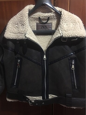 s Beden kahverengi Renk Biker Zara mont