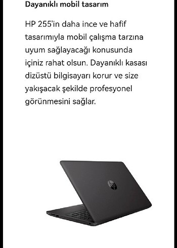 Beden Renk Gri HP Laptop