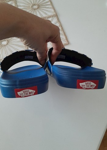 39 Beden mavi Renk orjinal vans terlik