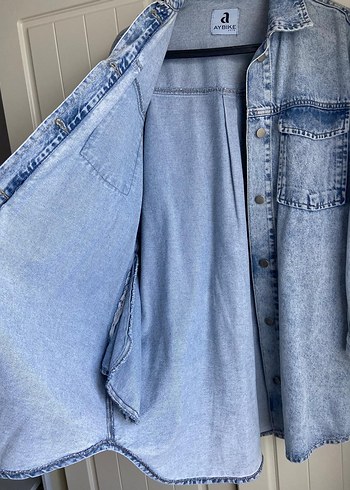 universal Beden mavi Renk aybikestil Denim Ceket
