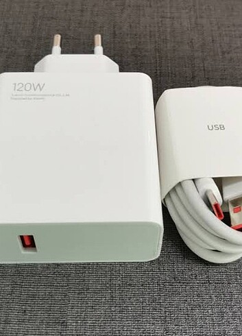 Orijinal xiaomi 120watt Turbo şarj aleti 