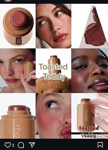 Rhode toast teddy rengi allık