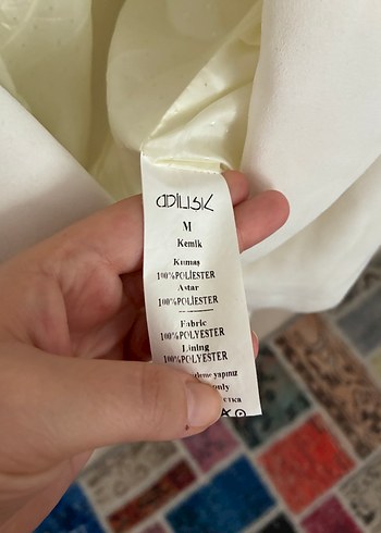 Adil Işık Düğmeli Beyaz Kadın Blazer Ceket - Görsel 3