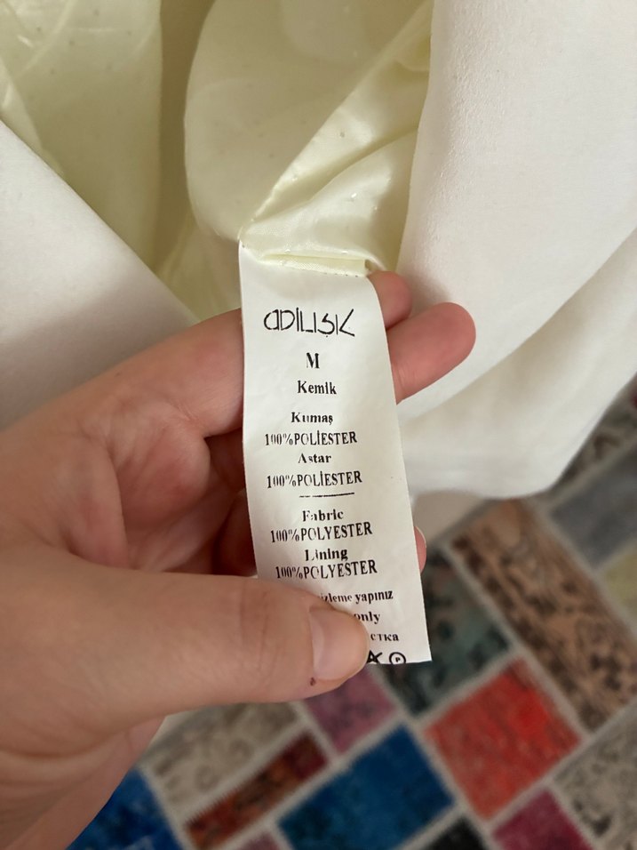 Adil Işık Düğmeli Beyaz Kadın Blazer Ceket - Görsel 3