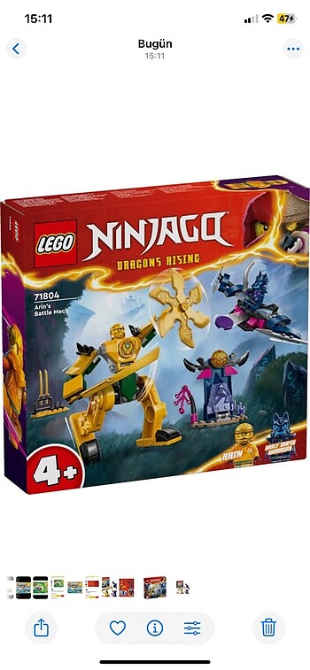 Diğer Lego Ninjago Dragons rising 71804