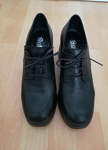 39 Beden siyah Renk Oxford topuklu ayakkabı 