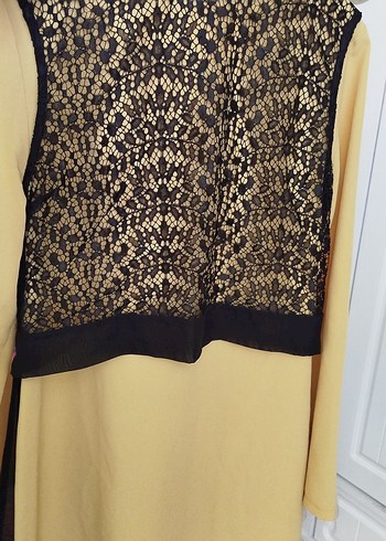 uzun tunik dantel üst detayli - Görsel 5