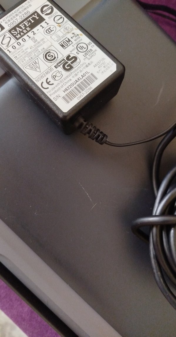 HP Gri Yazıcı ve Güç Adaptörü - Görsel 2