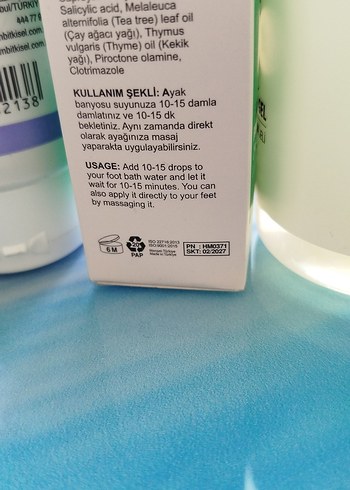 Homm bitkisel Komple ayak Bakım Seti - Hiç Açılmamış - Görsel 9