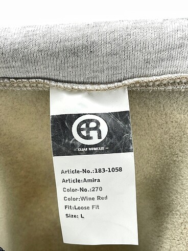 l Beden gri Renk Vintage Love Ceket %70 İndirimli.