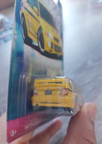 Parlak Sarı Mitsubishi Lancer Evolution Oyuncak Araba hot wheels