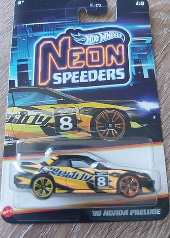 Sarı Hot Wheels Neon Speeders Oyuncak Araba