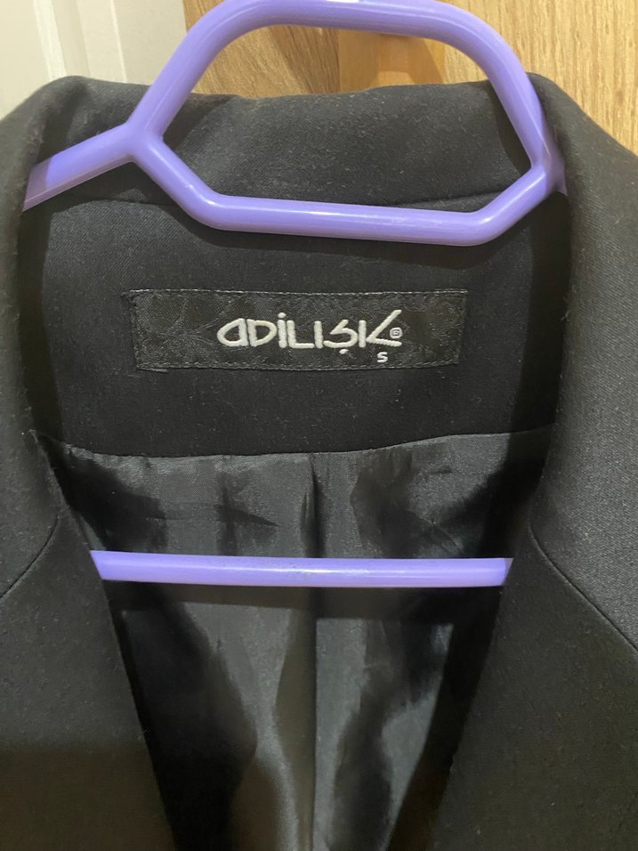 Siyah Düğmeli Kadın Blazer Ceket - Görsel 3