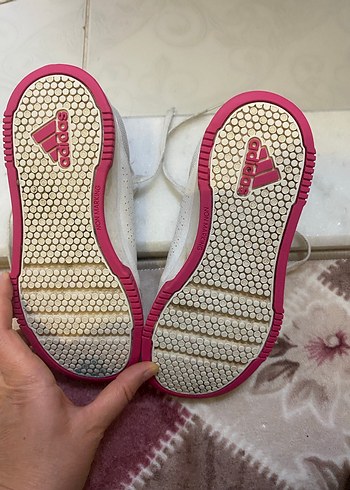 Beyaz Kız Çocuk Spor Ayakkabı Velcro - Görsel 4