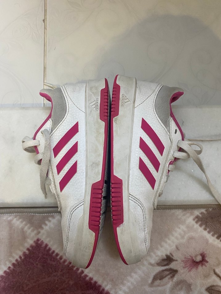 Beyaz Kız Çocuk Spor Ayakkabı Velcro - Görsel 3