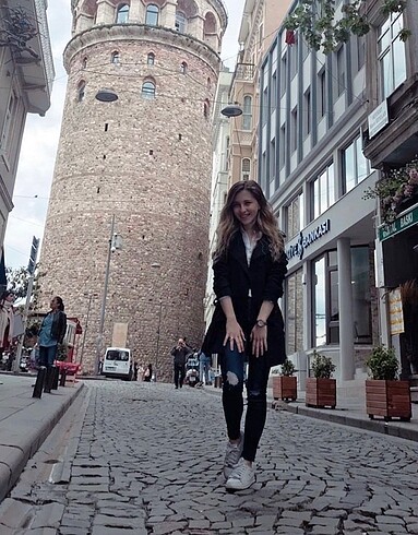 Koton Lacivert Kadın Trençkot