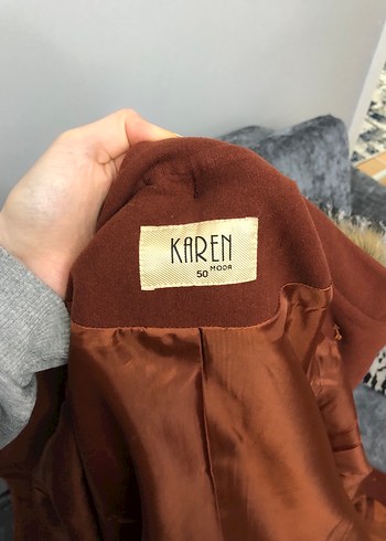 Tesettür Kaşe Kaban - Görsel 11