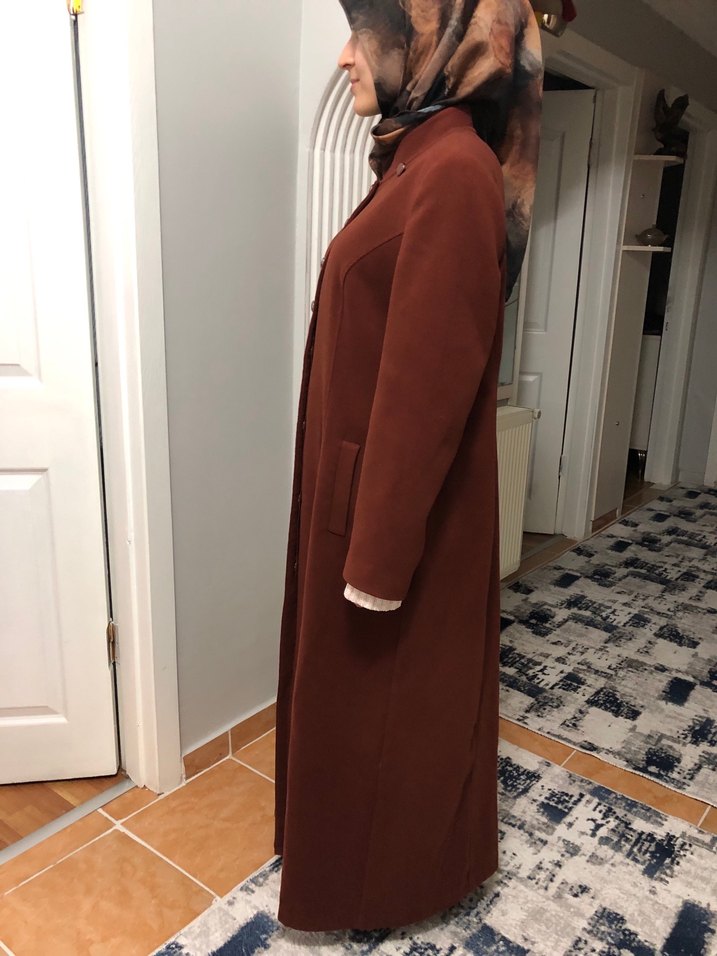 Tesettür Kaşe Kaban - Görsel 4