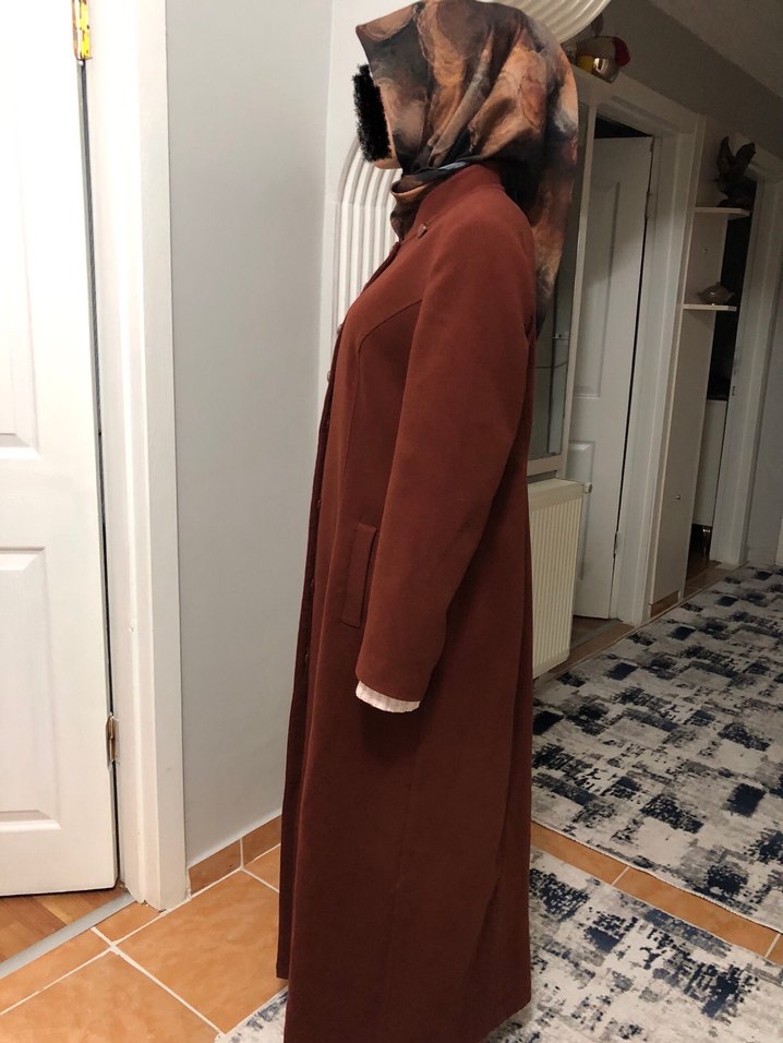 Tesettür Kaşe Kaban - Görsel 3