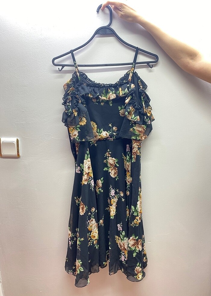 Çiçekli Günlük Elbise - Görsel 3