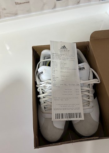 40 Beden Adidas Beyaz Gri Kadın Spor Ayakkabı