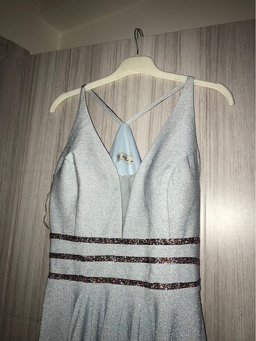 Bebek mavisi elbise