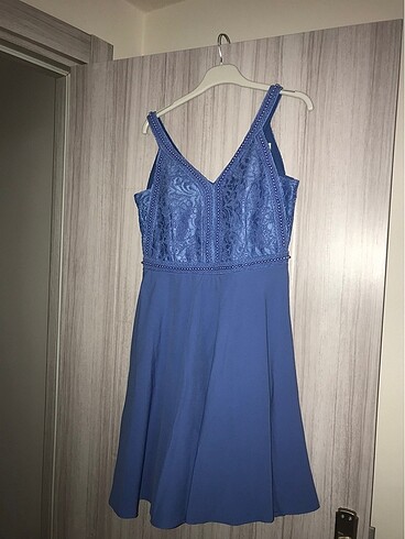 Diğer Mavi mini elbise