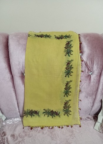 Pastel Renkli Bohem Kadın Şal - Görsel 13