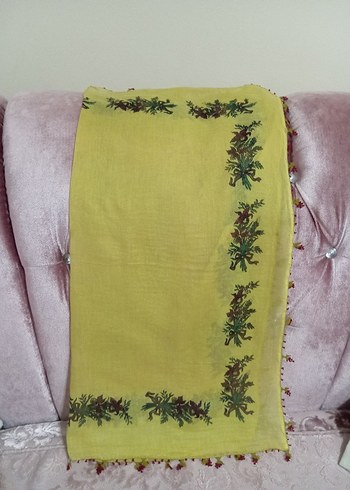 Pastel Renkli Bohem Kadın Şal - Görsel 6