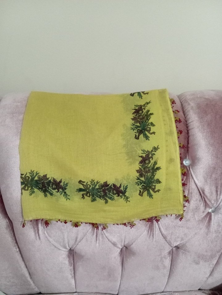 Pastel Renkli Bohem Kadın Şal - Görsel 4