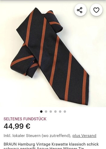 Braun Hamburg İnce Model İpek Kravat. - Görsel 5